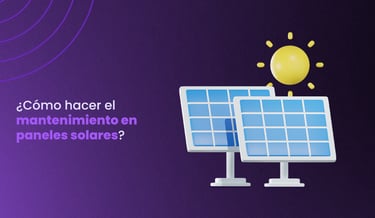 mantenimiento en paneles solares