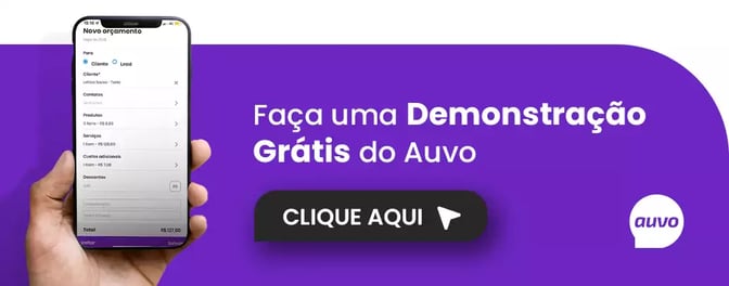 Demonstração grátis do Auvo