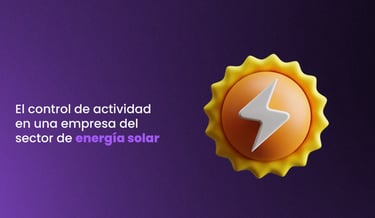 control de actividade en energia solar