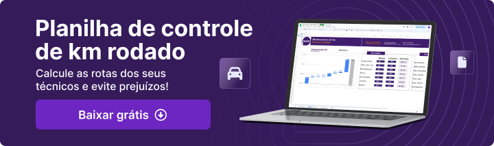planilha de controle de km rodado