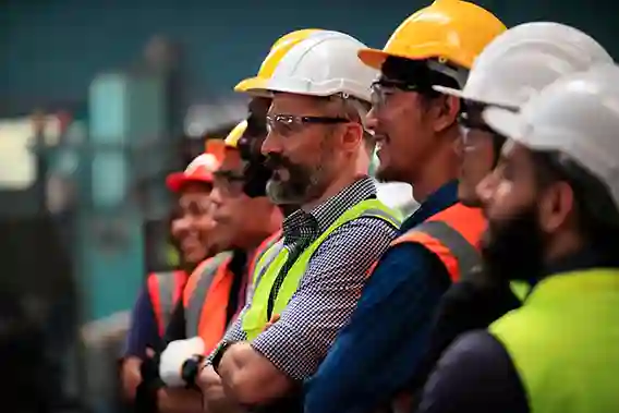 trabalhadores de fabrica